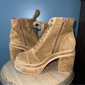 Steve Madden Ember Suede Heeled Boots